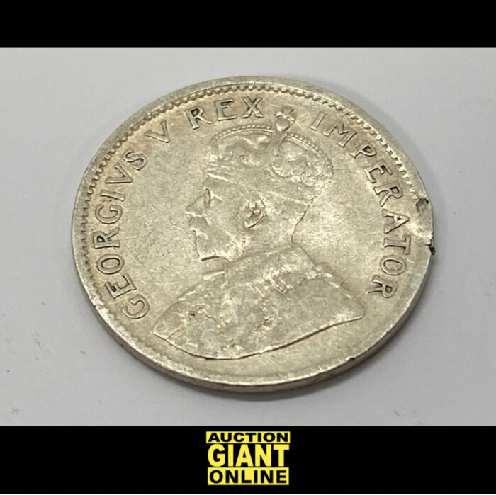 1932 King George V South African Three Pence (Tickey) Coin - Image 4