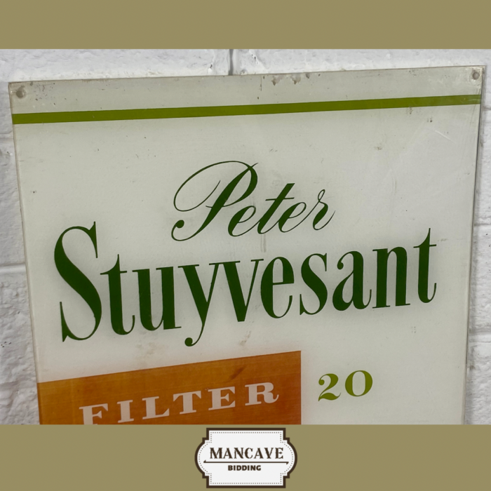 Vintage Peter Stuyvesant Cigarette Perspex Sign - Image 2