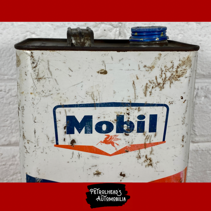 Vintage Mobil Oil Container (1 Gallon) - Image 3