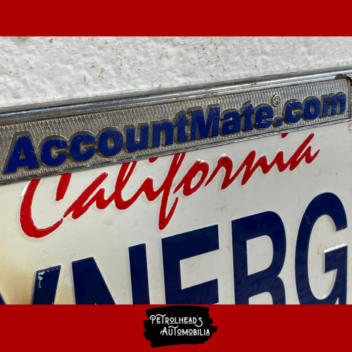 Vintage California USA Number Plate with Frame - Image 2