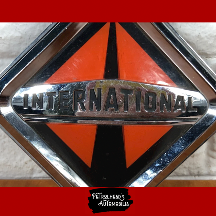 Vintage International Truck Hood Emblem - Image 2