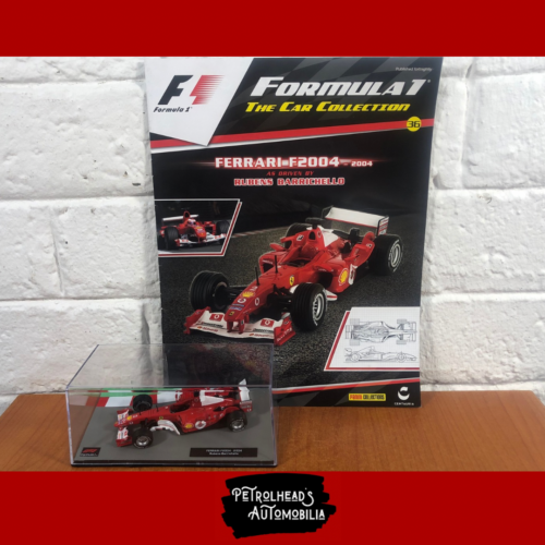 No.36 Formula 1 Car Collection ~ Ferrari F2004 (As Driven by Rubens Barrichello)