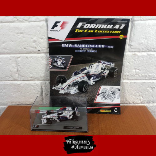 No.45 Formula 1 Car Collection ~ 2008 BMW Sauber F1.08 (As Driven by Robert Kubica)