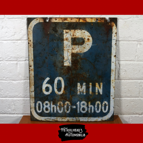 Vintage Metal Parking Sign