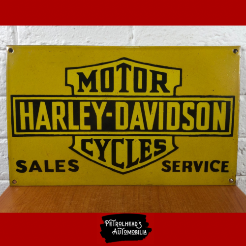 Modern Harley Davidson Enamel Sign