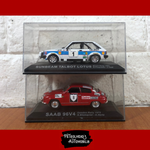 Rally Model Cars ~ Sunbeam Talbot Lotus & SAAB 96V4 (1:43)