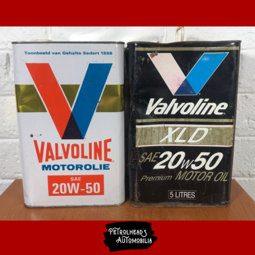 Vintage Valvoline Oil Containers