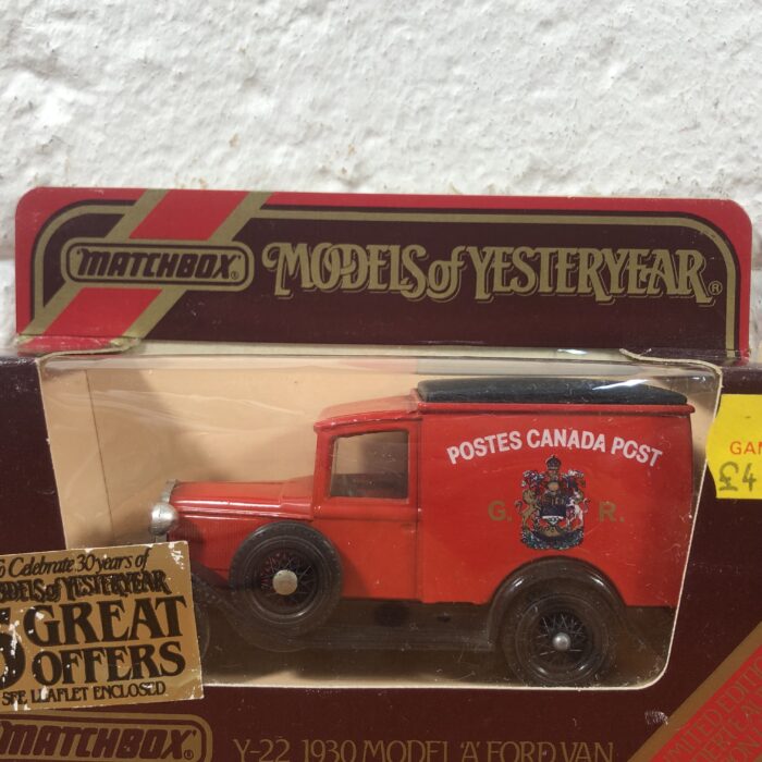 Limited Edition! Matchbox Models of Yesteryear ~ Postes Canada Post 1930 Model 'A' Ford Van (Made in England) - Image 7