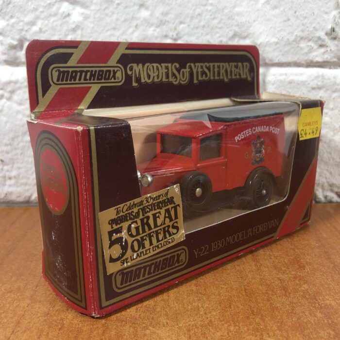 Limited Edition! Matchbox Models of Yesteryear ~ Postes Canada Post 1930 Model 'A' Ford Van (Made in England) - Image 6