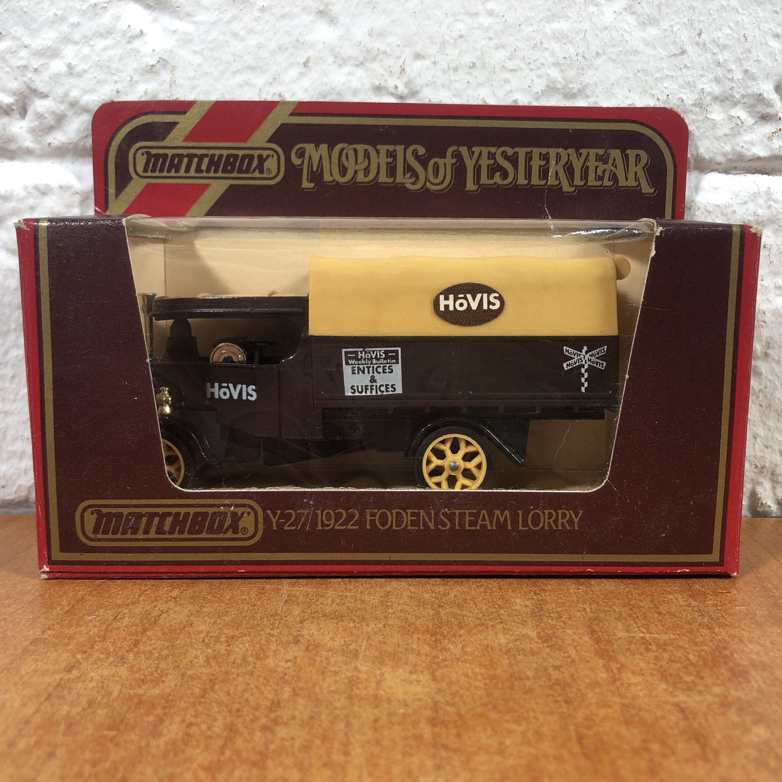 Camion à Vapeur Foden "Spillers" 1922 - Modèle Matchbox Yesteryear 1/72 - Occasion En Boîte - Collection