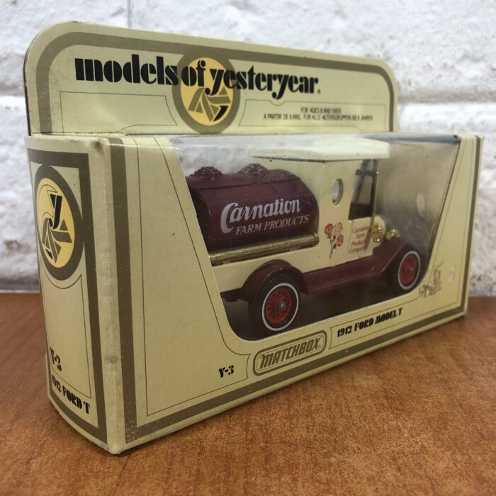 Matchbox Models of Yesteryear ~ Carnation 1912 Ford Model T (Made in England) - Image 6