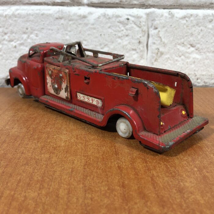 Vintage Tin Toy Fire Truck - Image 4