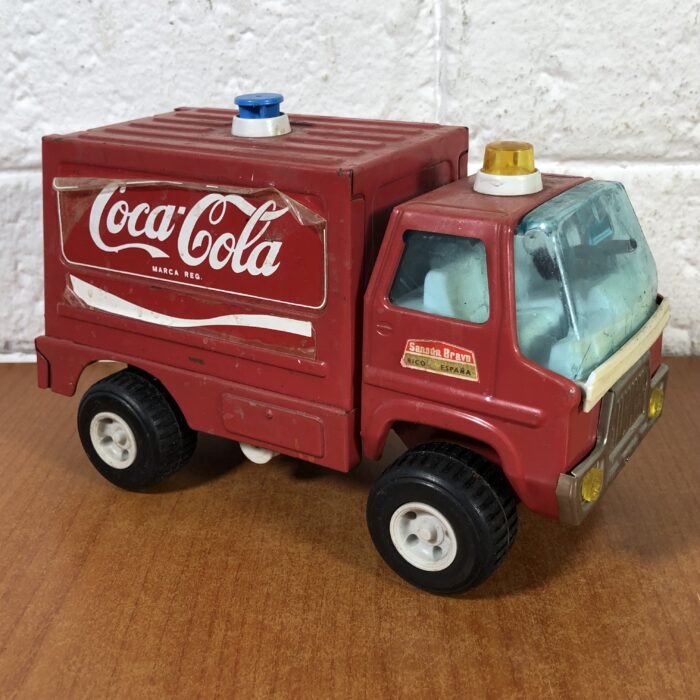 Lot 24: Vintage Metal Coca Cola Delivery Truck Rico Model (Made in Spain)