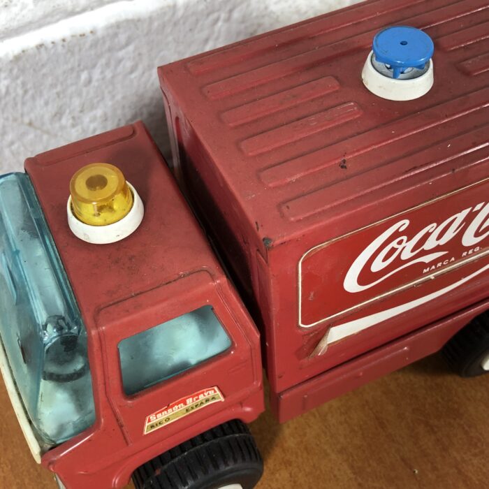 Lot 24: Vintage Metal Coca Cola Delivery Truck Rico Model (Made in Spain) - Image 6