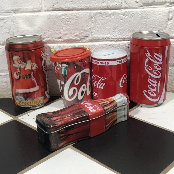 Lot 156: Coca Cola Money Bank Collection