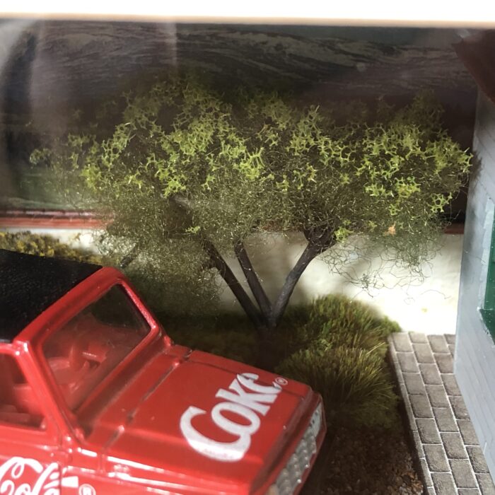 Lot 13: Coca Cola Model Car Framed in Handmade Lightbox - Image 3