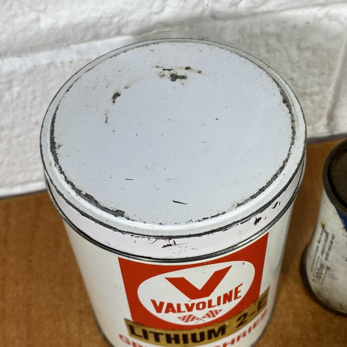 Vintage Valvoline Grease & Caltex Oil Containers - Image 2