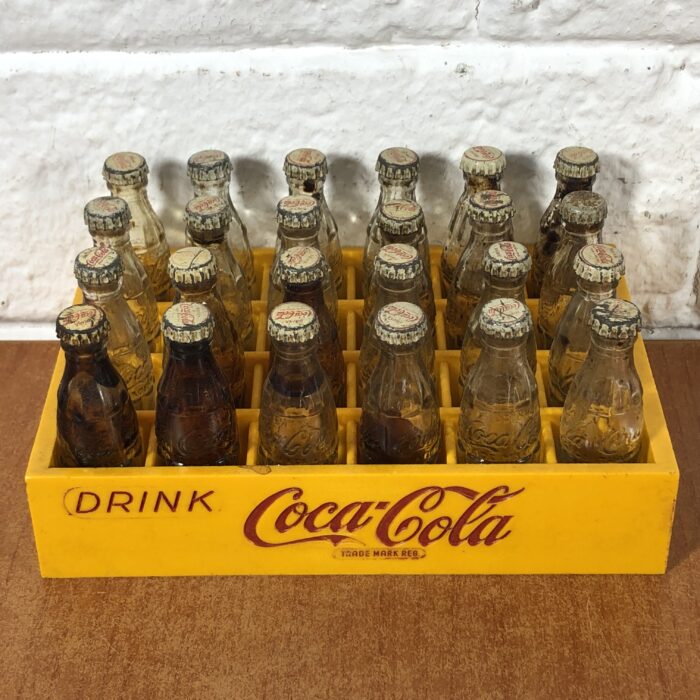 Lot 325: Miniature Coca Cola Bottles in Crate