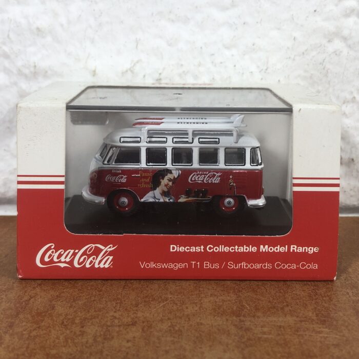 Lot 210: Miniature Coca Cola Volkswagen T1 Bus Model