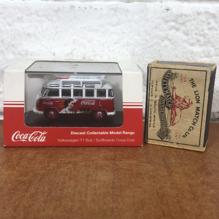 Lot 210: Miniature Coca Cola Volkswagen T1 Bus Model - Image 6