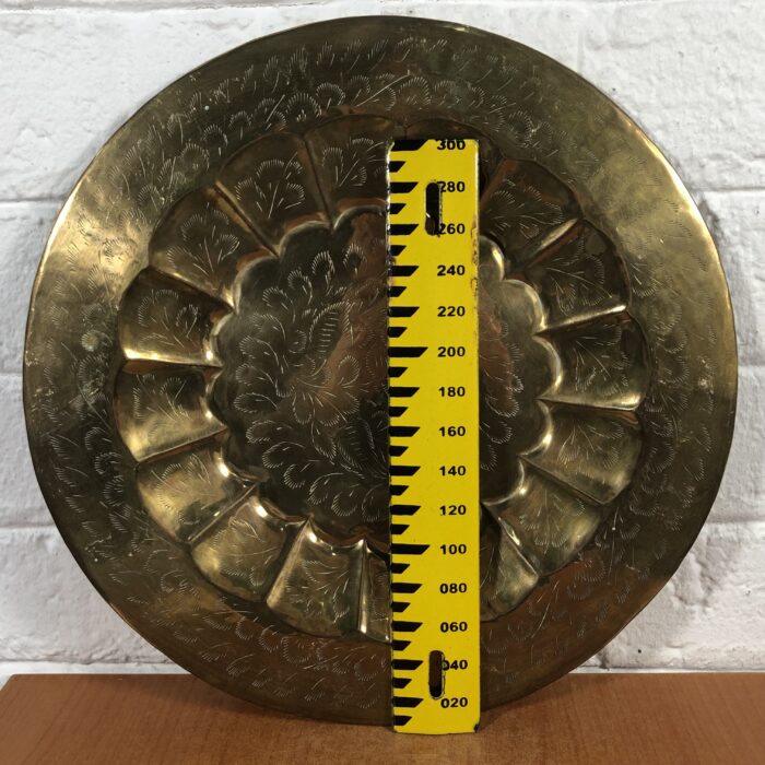 Lot 34: Vintage Brass Decorative Wall Plates (Made in India) - Image 6