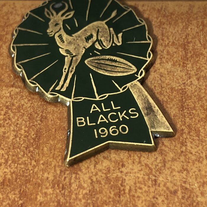 Vintage 1960 All Blacks / Springbok Tour Pin Badge - Image 3