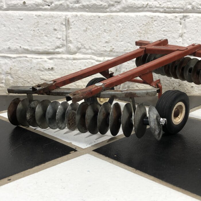 Vintage Metal Tractor & Plough Model - Image 7