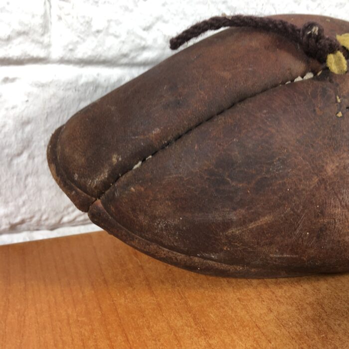 Vintage Leather Rugby Ball - Image 2