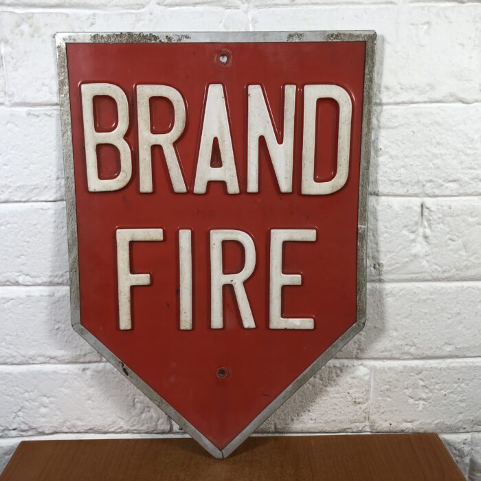 Vintage 'Fire' Sign