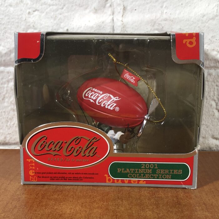 Lot 48: Coca Cola 2001 Platinum Series Collection Holiday Ornament