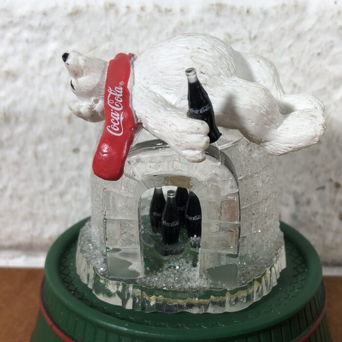 Lot 39: Coca Cola Battery-Operated Rotating Polar Bear Ornaments - Image 6