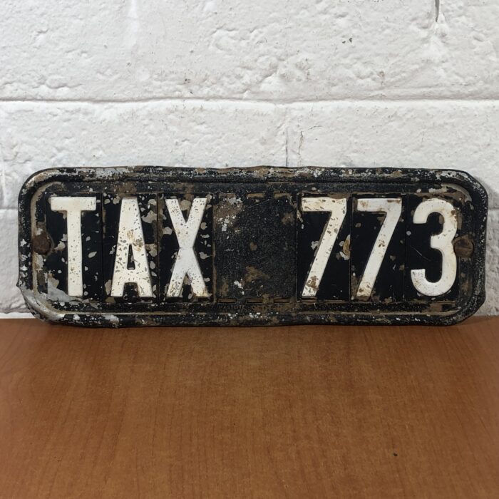 Vintage Number Plate