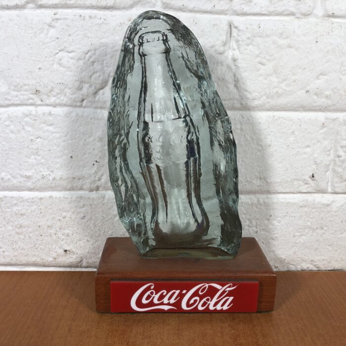 Lot 10: Coca Cola Glass Bookends - Image 2