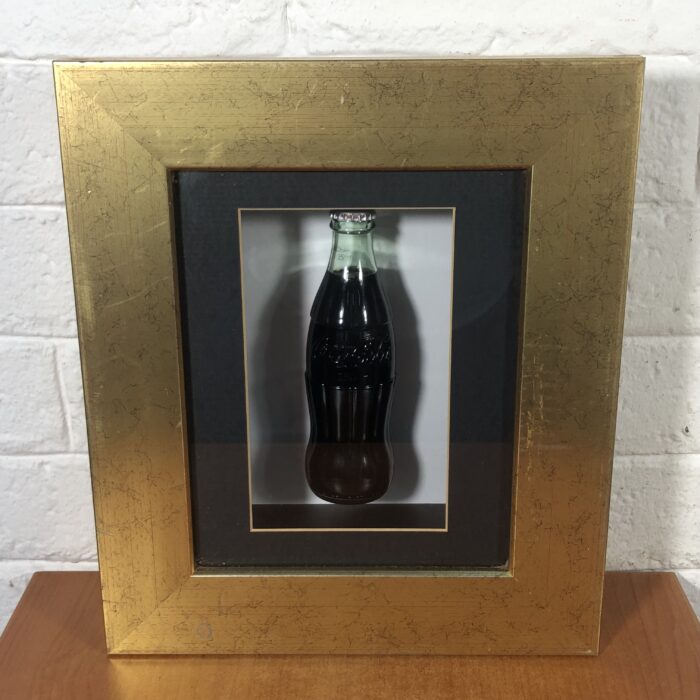 Lot 79: Framed Coca Cola Bottle