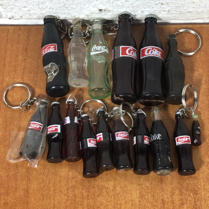 Lot 19: Coca Cola Bottle Keychains