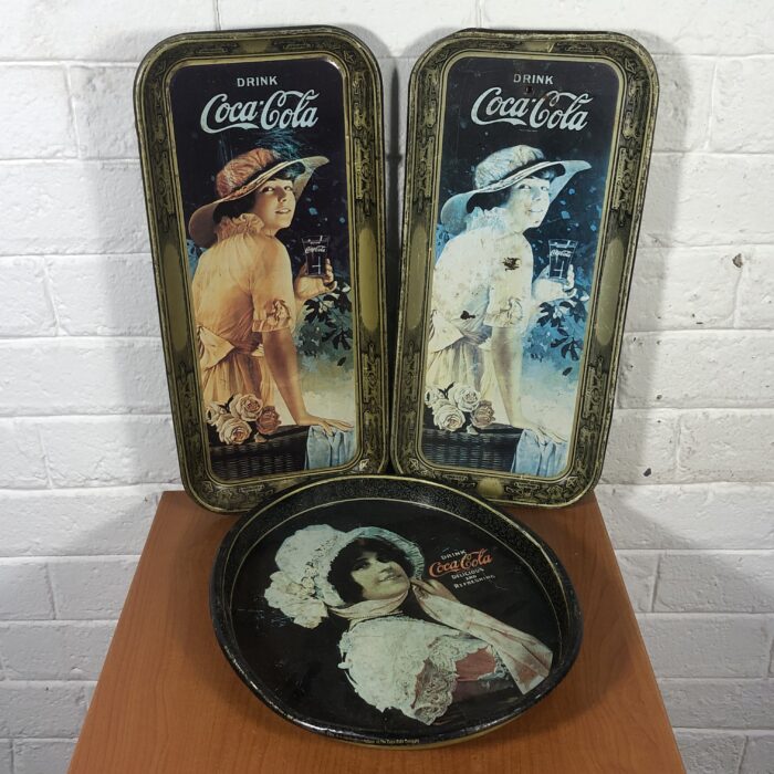 Lot 36: Vintage Coca Cola Trays