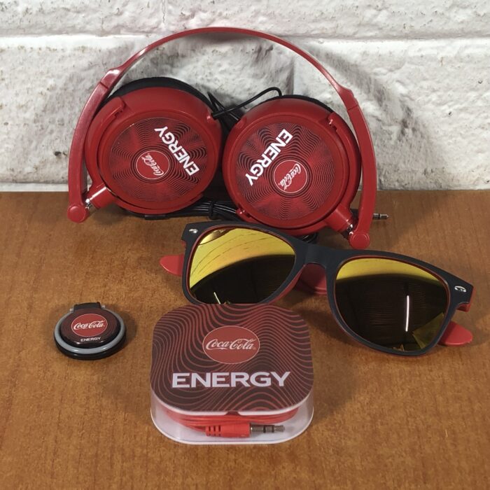 Lot 51: Coca Cola Energy Sunglasses, Headphones & Earphones