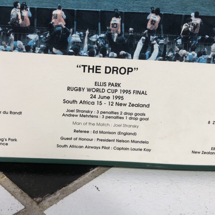 LARGE South African Rugby Signs ~ "The Drop" at Ellis Park 1995 Final & 1998 Tri-Nations Champions - Image 3