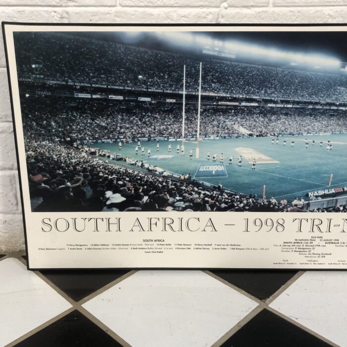 LARGE South African Rugby Signs ~ "The Drop" at Ellis Park 1995 Final & 1998 Tri-Nations Champions - Image 9