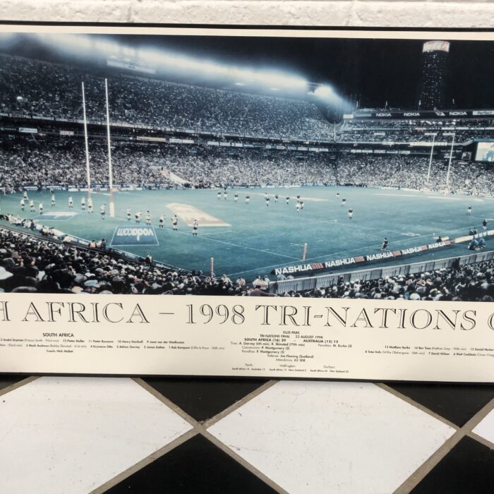 LARGE South African Rugby Signs ~ "The Drop" at Ellis Park 1995 Final & 1998 Tri-Nations Champions - Image 10