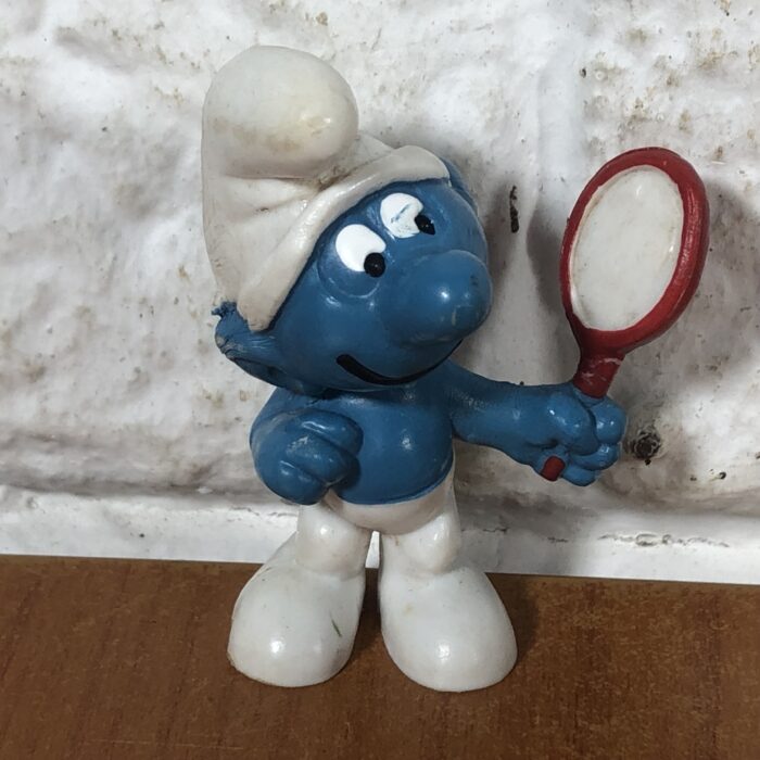 Vintage Peyo Vanity Smurf Figurine (Made in West Germany)