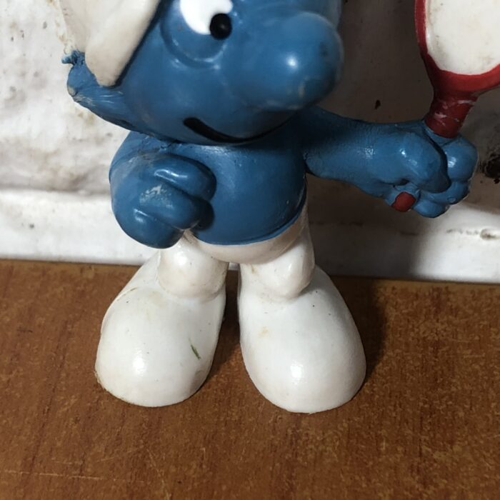 Vintage Peyo Vanity Smurf Figurine (Made in West Germany) - Image 4