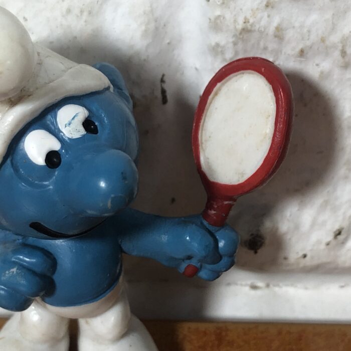 Vintage Peyo Vanity Smurf Figurine (Made in West Germany) - Image 3