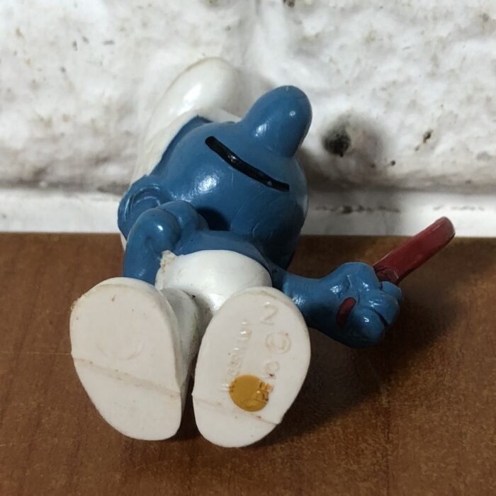 Vintage Peyo Vanity Smurf Figurine (Made in West Germany) - Image 6