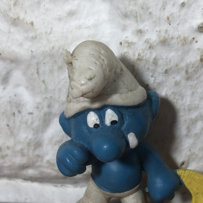 Vintage Peyo Crying Smurf Figurine (Made in West Germany) - Image 3