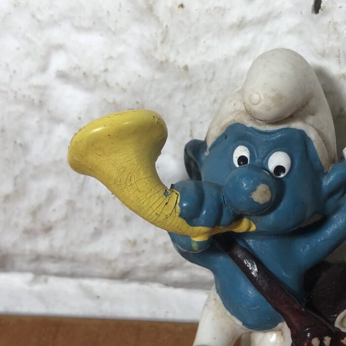 Vintage Peyo Postman Smurf Figurine - Image 2