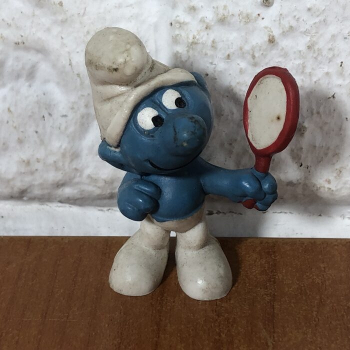 Vintage Peyo Vanity Smurf Figurine (Made in West Germany)