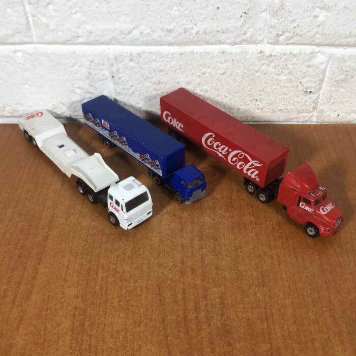 Lot 23: Coca Cola Model Trucks