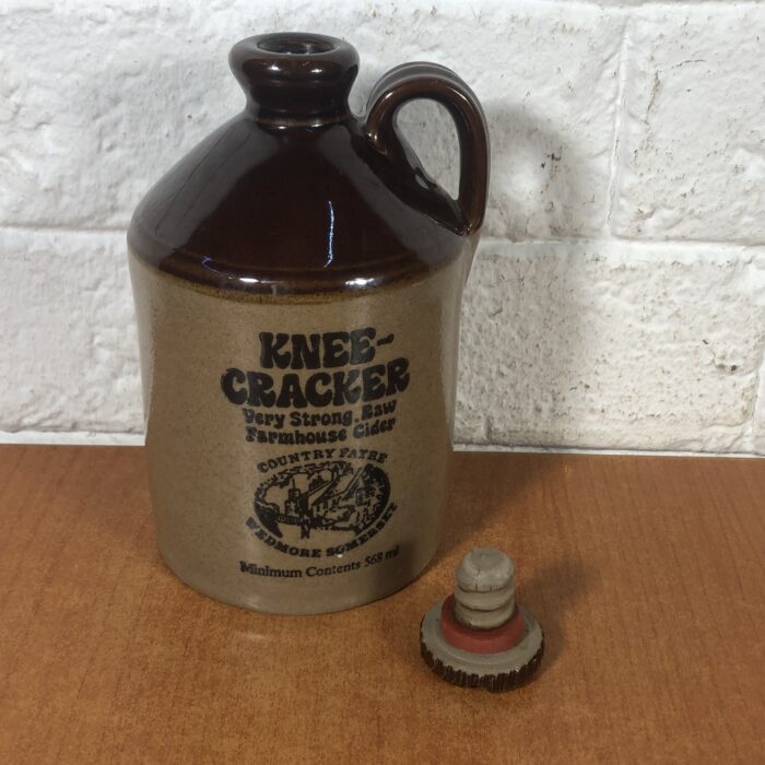 Vintage Knee-Cracker Cider Stoneware Bottle (Made in England) - Image 4