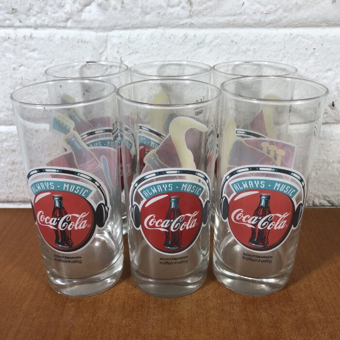 Lot 28: Coca Cola Glasses